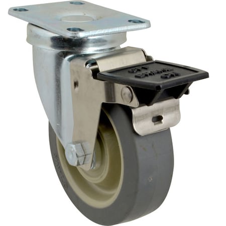 Hobart Caster Plate , 4"Swvl, W/Brake 505042-PE